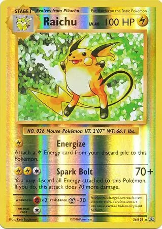 Raichu 36/108 - Evolutions