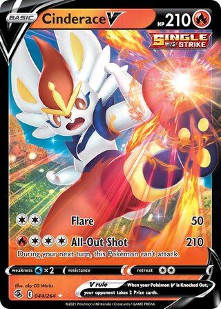Cinderace V 044/264 - Fusion Strike