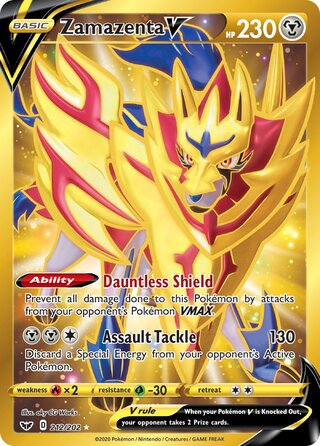 Zamazenta V 212/202 - Sword & Shield Base