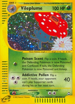 Vileplume H31/H32 - Aquapolis