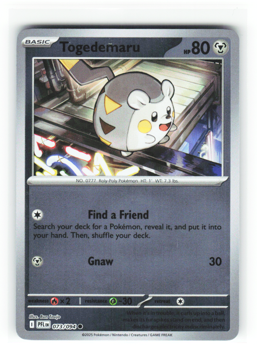 Togedemaru 073/094 - Phantasmal Flames - NM (ID: 53134931616072) - front