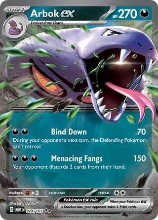 Arbok ex 024/165 - Scarlet & Violet 151