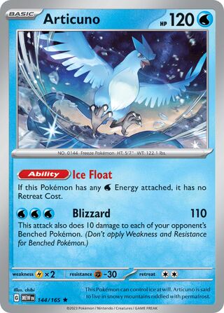 Articuno 144/165 - Scarlet & Violet 151