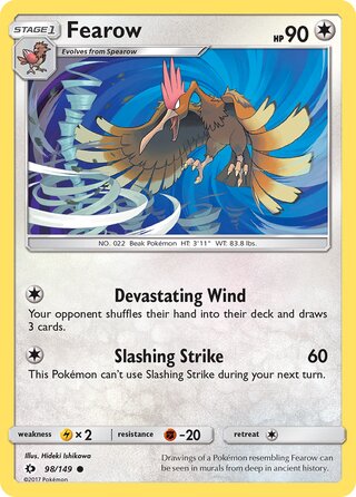 Fearow 98/149 - Sun & Moon Base