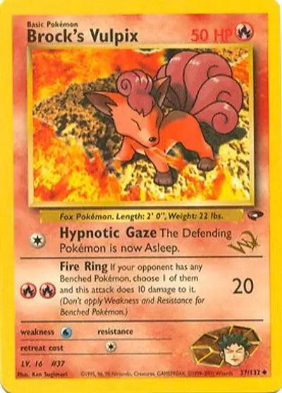 Brock's Vulpix 37 - WOTC Promo