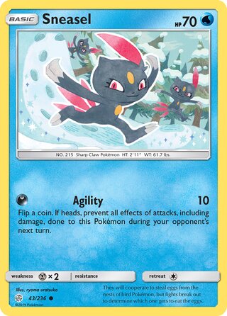 Sneasel 43/236 - Cosmic Eclipse