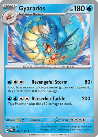 Gyarados 043/193 - Paldea Evolved