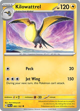Kilowattrel 082/193 - Paldea Evolved