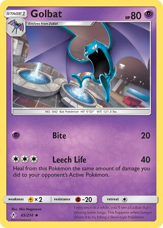 Golbat 65/214 - Unbroken Bonds