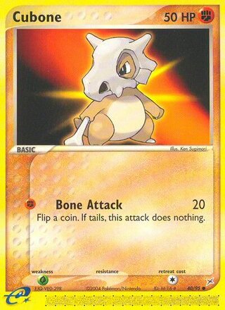 Cubone 40/95 - Team Magma vs Team Aqua