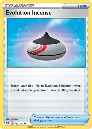 Evolution Incense 163/202 - Sword & Shield Base