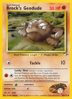 Brock's Geodude 38/132 - Gym Heroes