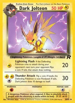 Dark Jolteon 38/82 - Team Rocket