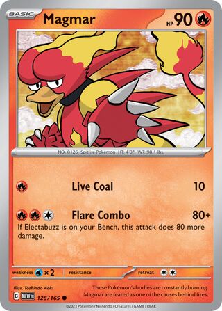 Magmar 126/165 - Scarlet & Violet 151