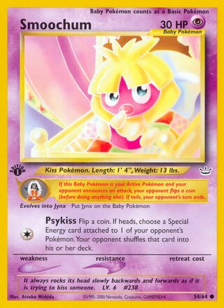 Smoochum 54/64 - Neo Revelation