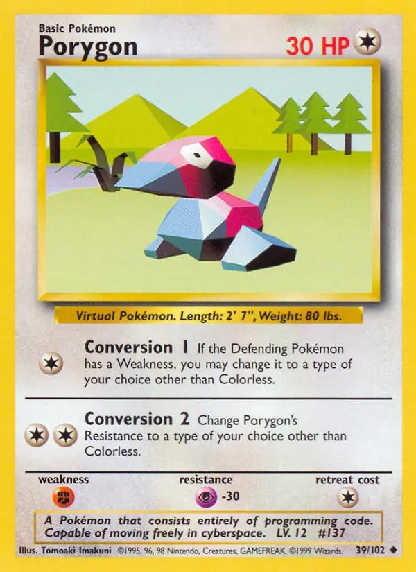 Porygon 39/102 - Base Set