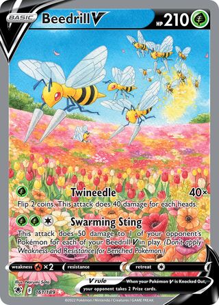 Beedrill V 161/189 - Astral Radiance