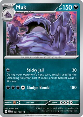 Muk 089/165 - Scarlet & Violet 151