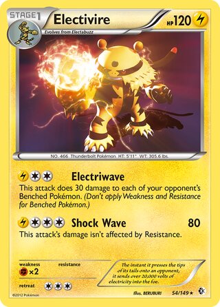 Electivire 54/149 - Boundaries Crossed