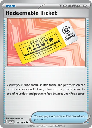 Redeemable Ticket 156/159 - Journey Together