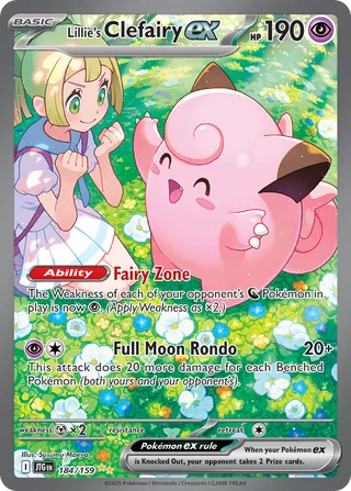 Lillie's Clefairy ex 184/159 - Journey Together