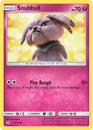 Snubbull 15/18 - Detective Pikachu