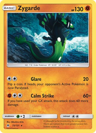 Zygarde 72/131 - Forbidden Light