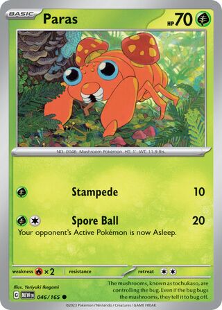 Paras 046/165 - Scarlet & Violet 151