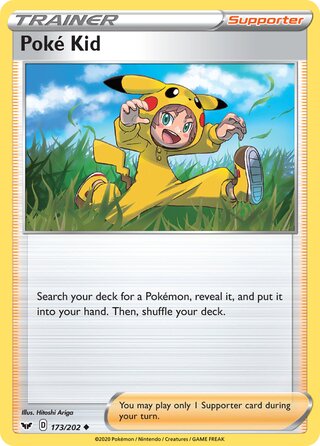 Poké Kid 173/202 - Sword & Shield Base