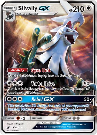 Silvally-GX 90/111 - Crimson Invasion
