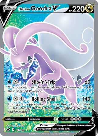 Hisuian Goodra V 187/196 - Lost Origin