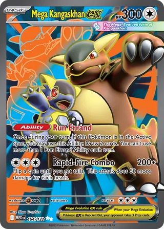 Mega Kangaskhan ex 164/132 - Mega Evolution Base