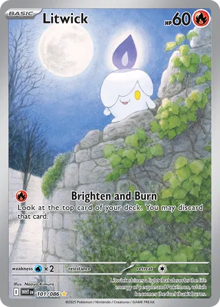 Litwick 101/086 - White Flare
