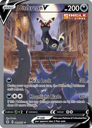 Umbreon V 189/203 - Evolving Skies