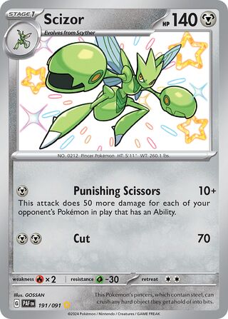 Scizor 191/091 - Paldean Fates