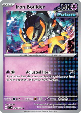 Iron Boulder 071/142 - Stellar Crown