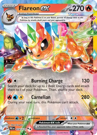 Flareon ex 014/131 - Prismatic Evolutions