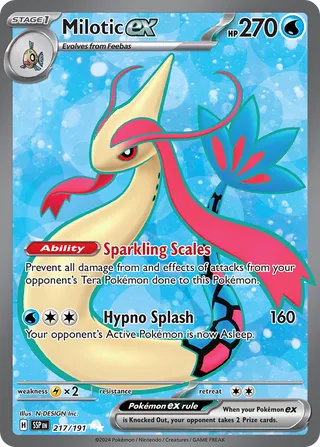Milotic ex 217/191 - Surging Sparks