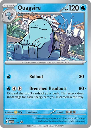 Quagsire 156 - Scarlet & Violet Promos