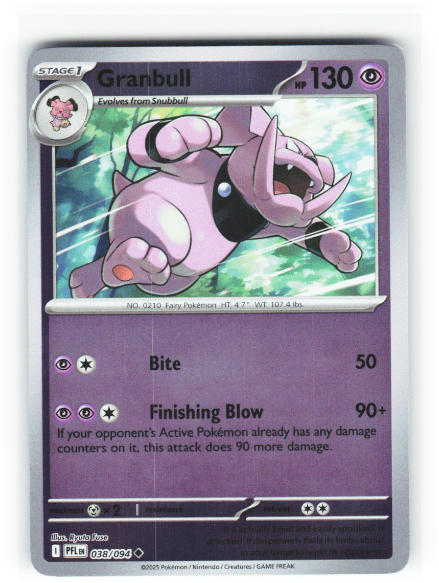 Granbull 038/094 - Phantasmal Flames - NM (ID: 53133548928624) - front