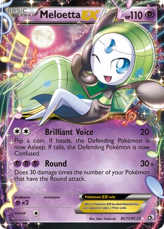 Meloetta-EX RC11/RC25 - Legendary Treasures