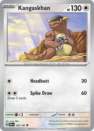 Kangaskhan 165/197 - Obsidian Flames