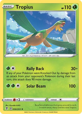 Tropius 006/203 - Evolving Skies