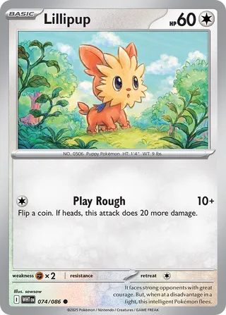 Lillipup 074/086 - White Flare