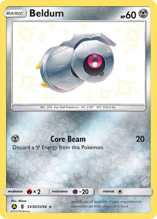 Beldum SV30/SV94 - Hidden Fates