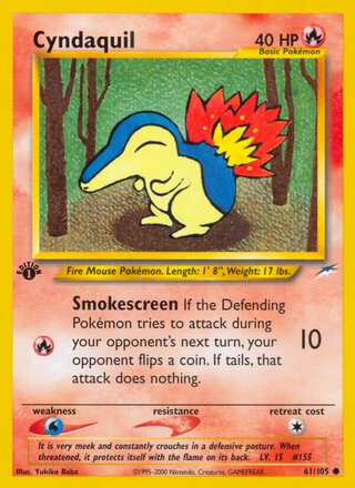 Cyndaquil 61/105 - Neo Destiny