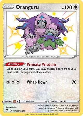 Oranguru SV098/SV122 - Shining Fates