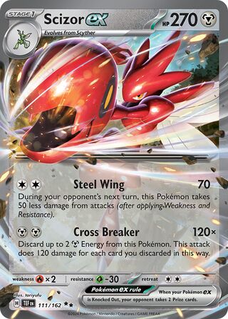 Scizor ex 111/162 - Temporal Forces