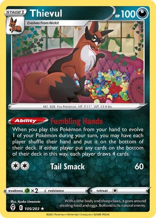 Thievul 105/203 - Evolving Skies