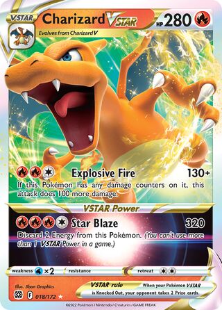 Charizard VSTAR 018/172 - Brilliant Stars